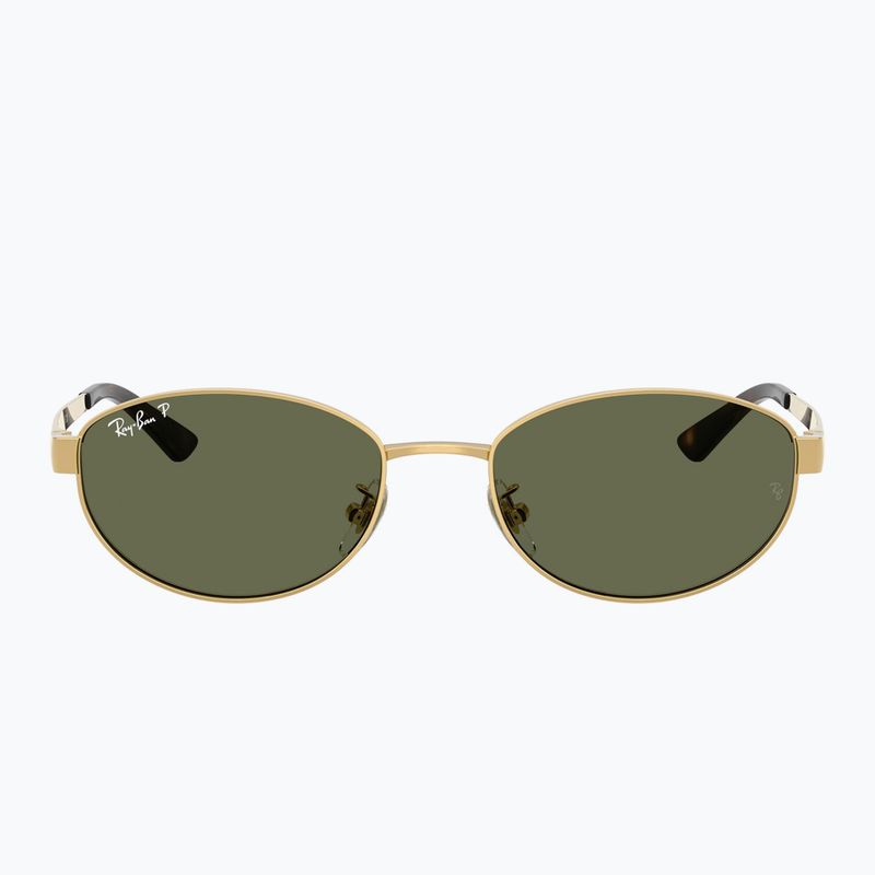 Окуляри сонцезахисні Ray-Ban RB3774D arista gold/dark green polarized 2