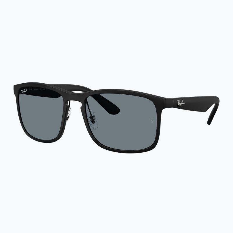 Окуляри сонцезахисні Ray-Ban Rb4264 Polarized+ Lenses matte matte black/blue polarized+ 3