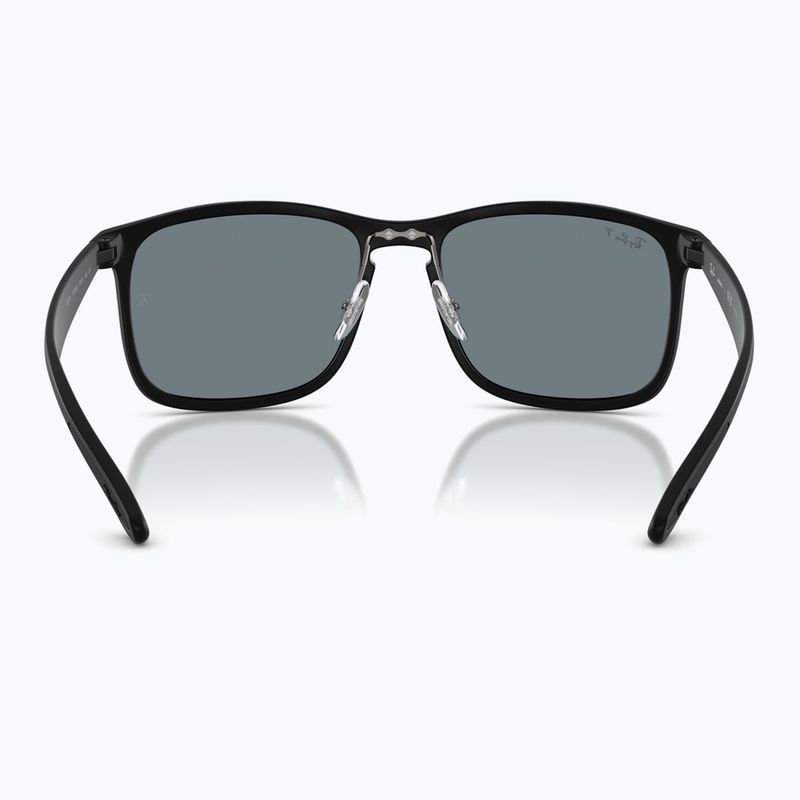 Окуляри сонцезахисні Ray-Ban Rb4264 Polarized+ Lenses matte matte black/blue polarized+ 5