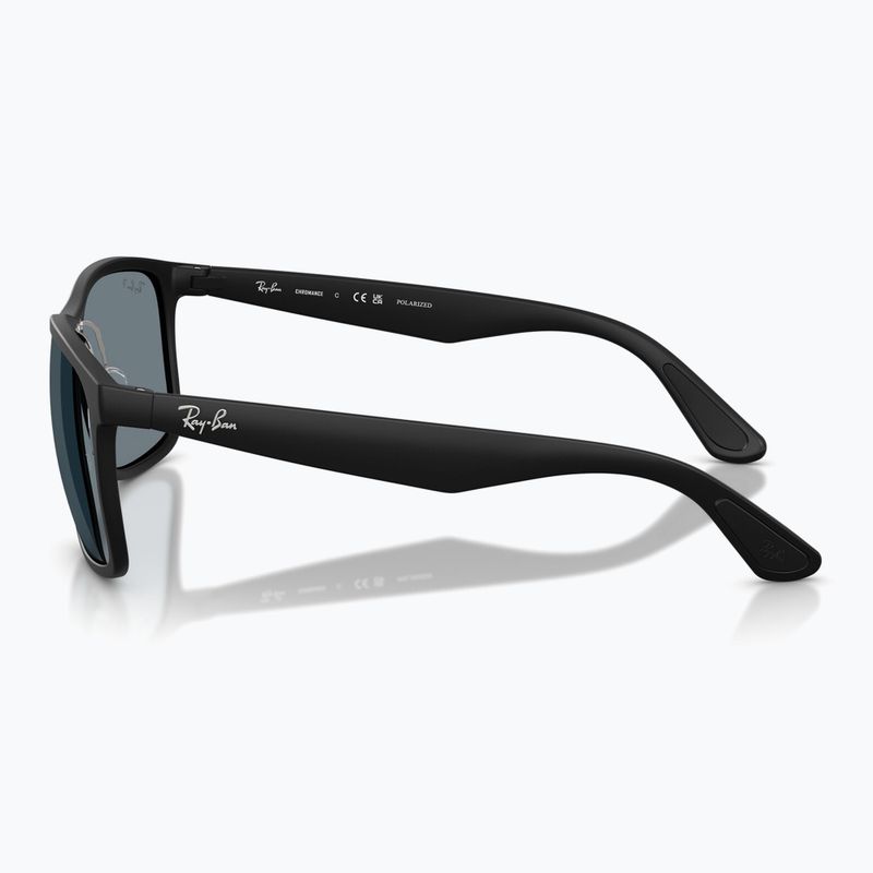 Окуляри сонцезахисні Ray-Ban Rb4264 Polarized+ Lenses matte matte black/blue polarized+ 6