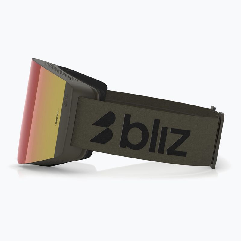 Окуляри лижні Bliz G003 matte camo green/brown/red multi 4