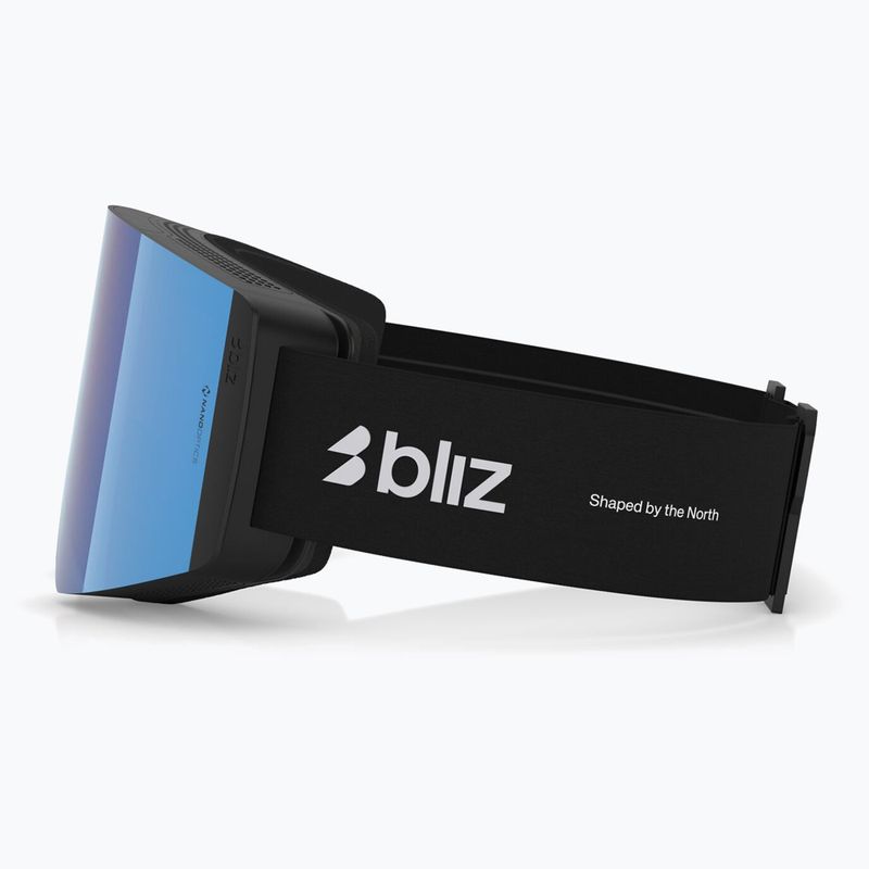 Окуляри лижні Bliz G003 matte black/nano optics violet/blue multi 4