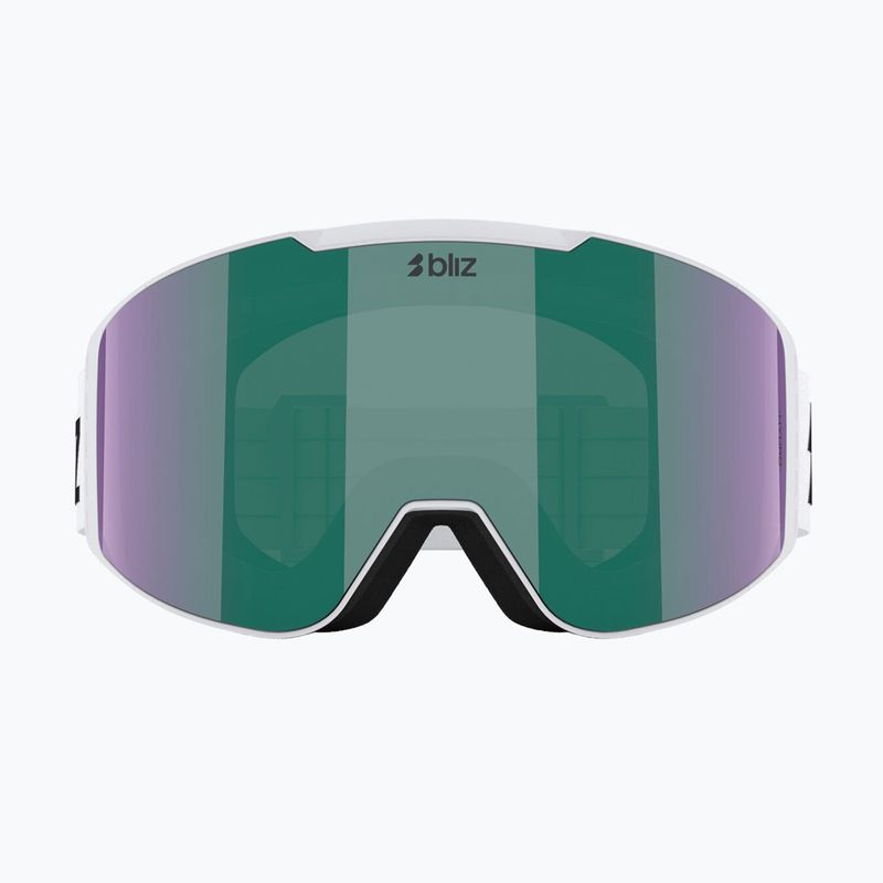 Окуляри лижні Bliz G004 matte white/brown/green multi 2
