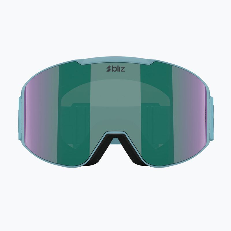 Окуляри лижні Bliz G004 matte turquoise/brown/green multi 2