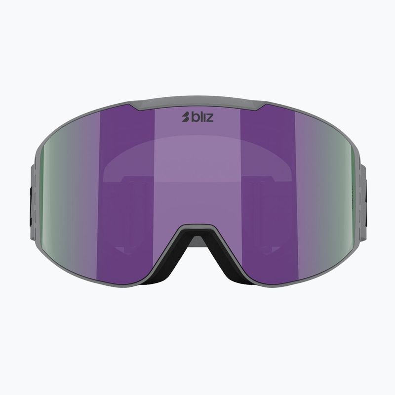 Окуляри лижні Bliz G004 matte grey/brown/purple multi 2