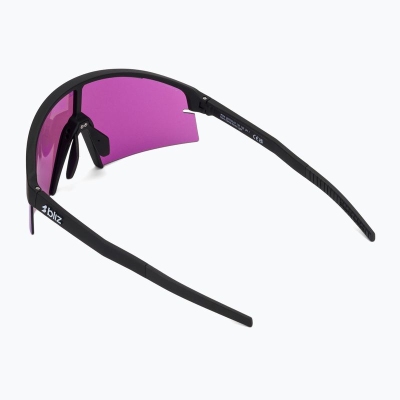Окуляри сонцезахисні Bliz P006 matte black/nano optics violet blue multi 2
