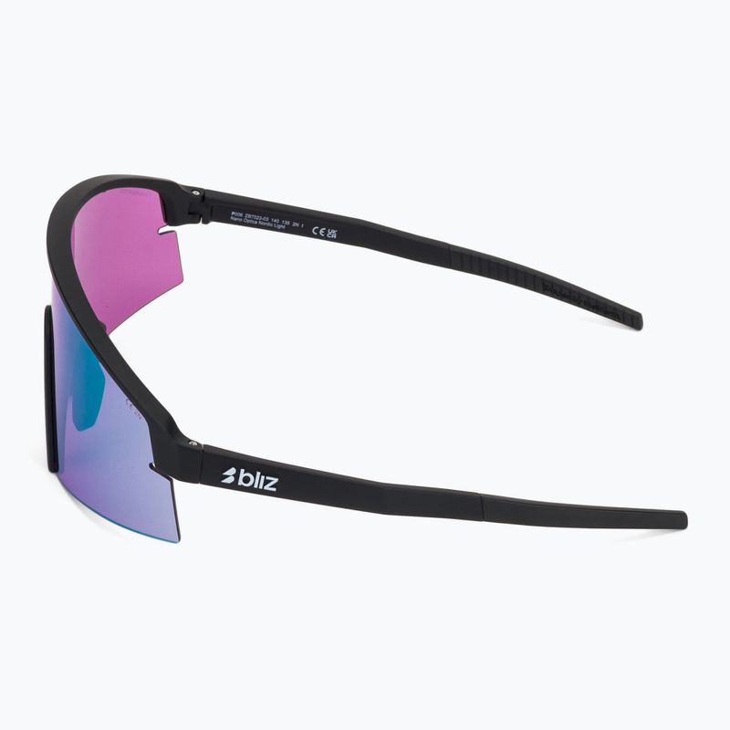 Окуляри сонцезахисні Bliz P006 matte black/nano optics violet blue multi 4