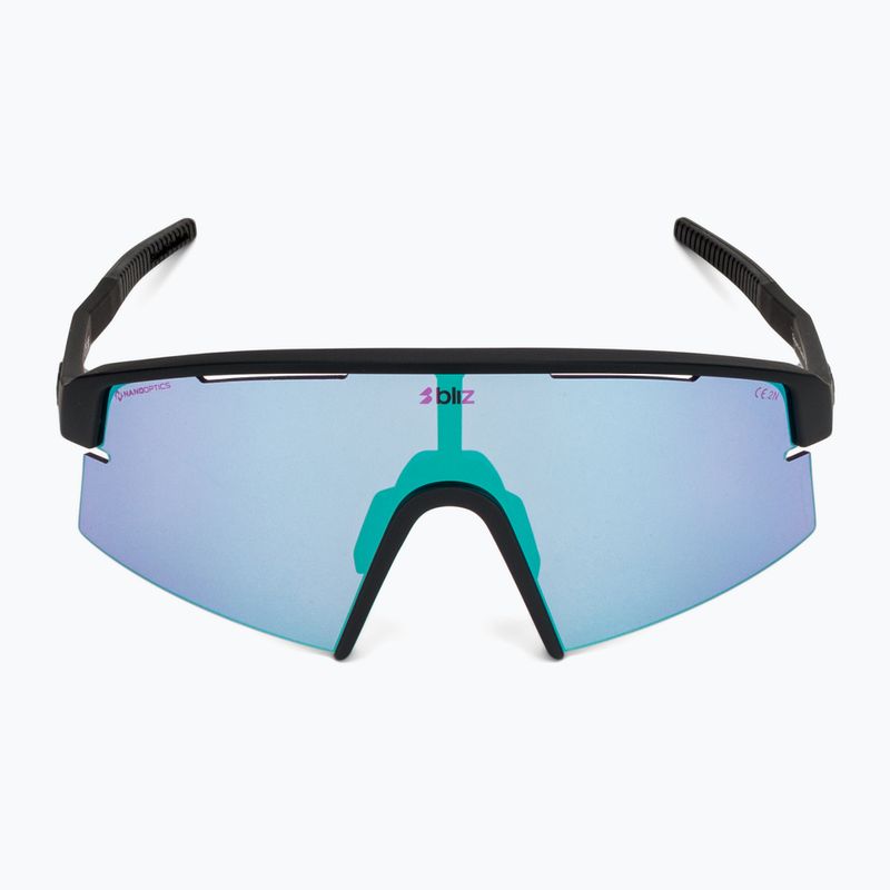 Окуляри сонцезахисні Bliz P006S matte black/nano optics violet blue multi 3