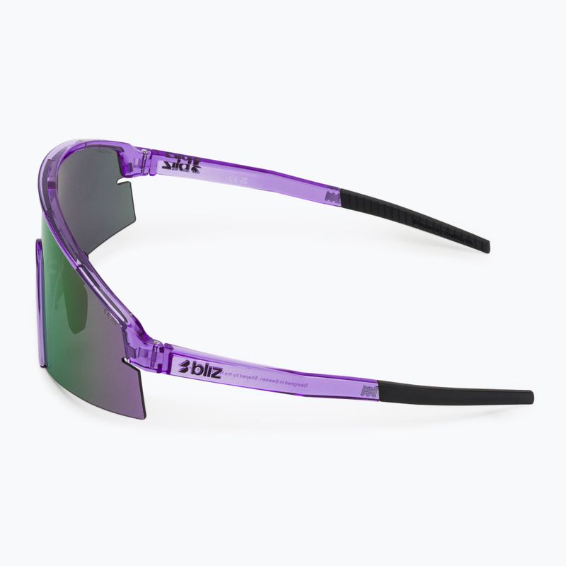 Окуляри сонцезахисні Bliz P006 transparent purple/smoke purple mirror 4