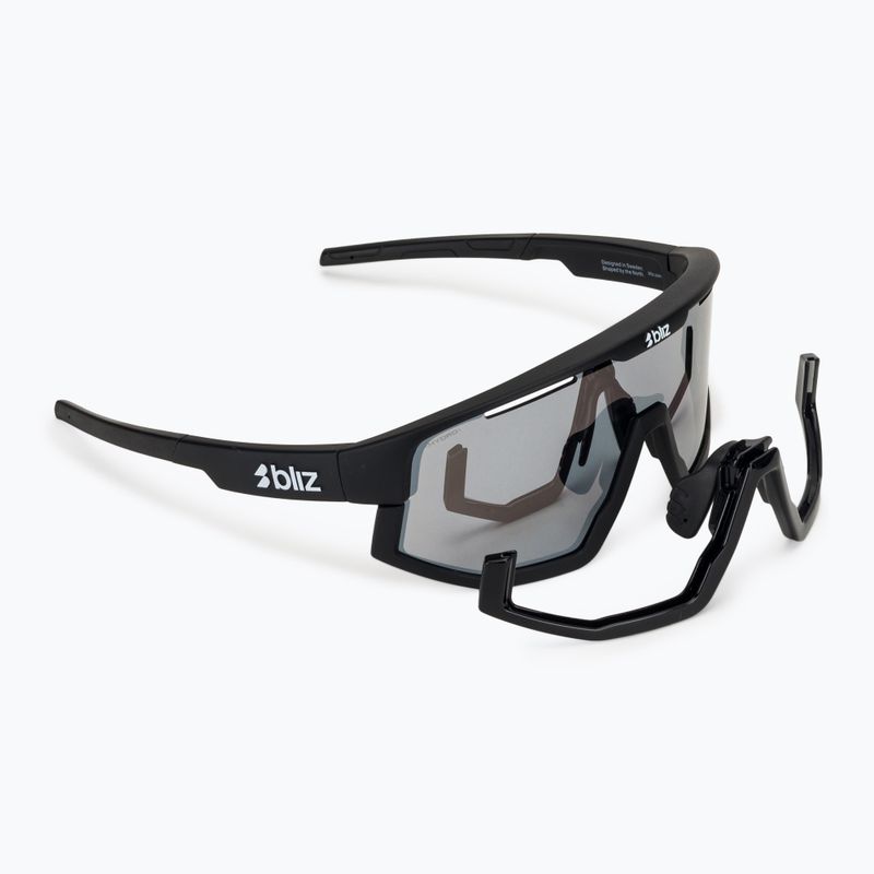 Окуляри сонцезахисні Bliz Vision matte black/smoke silver mirror
