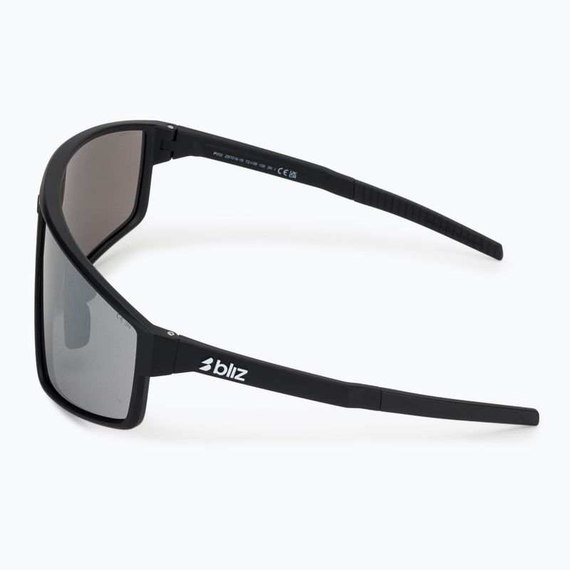 Окуляри сонцезахисні Bliz P002 matte black/smoke silver mirror 4