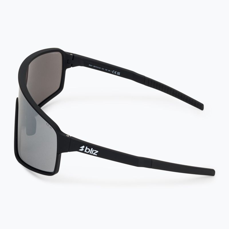 Окуляри сонцезахисні Bliz P001 matte black/smoke silver mirror 4