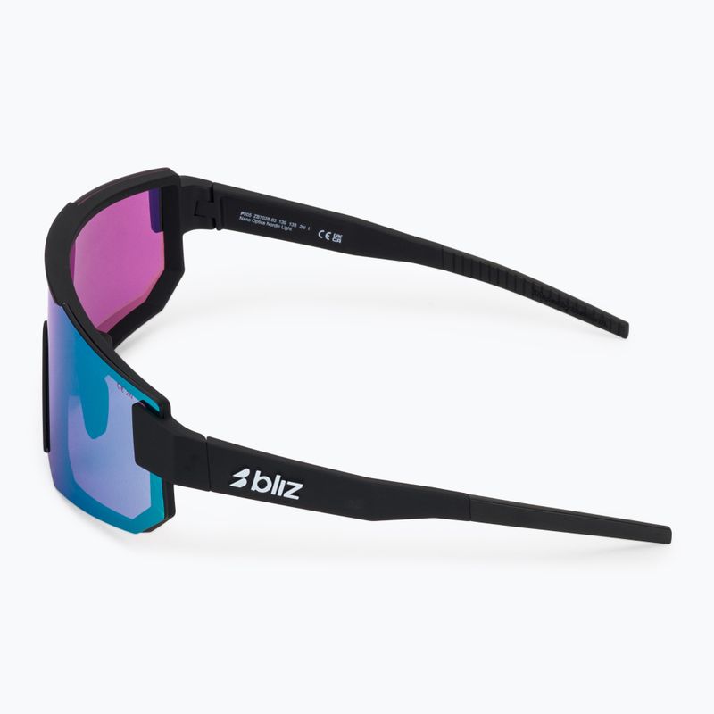 Окуляри сонцезахисні Bliz P005 matte black/nano optics violet blue multi 4
