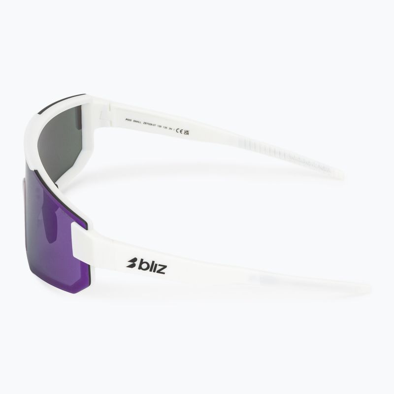 Окуляри сонцезахисні Bliz P005S matte white/smoke purple mirror 4