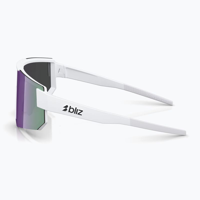 Окуляри сонцезахисні Bliz P005S matte white/smoke purple mirror 10