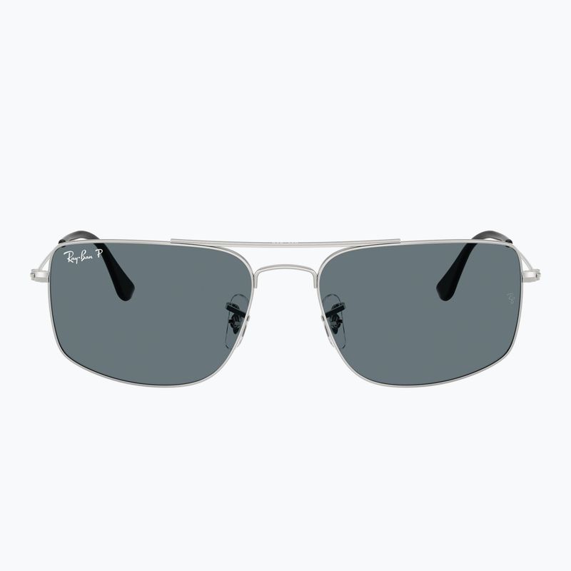 Окуляри сонцезахисні Ray-Ban Explorer III silver/dark blue polarized 2