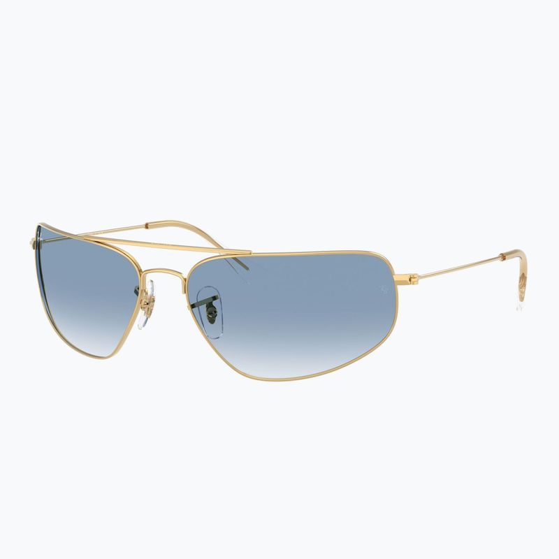 Окуляри сонцезахисні Ray-Ban RB3780 arista gold/transparent blue gradient 3