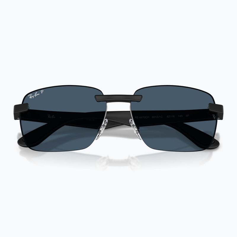 Окуляри сонцезахисні Ray-Ban RB4470 Polarized+ Lenses matt sand black/blue polarized 3