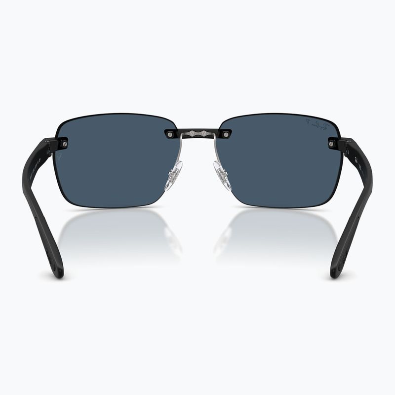 Окуляри сонцезахисні Ray-Ban RB4470 Polarized+ Lenses matt sand black/blue polarized 5
