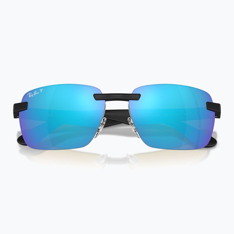 Окуляри сонцезахисні Ray-Ban RB4470 Polarized+ Lenses matte sand black/green chromance 3
