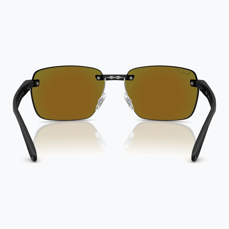 Окуляри сонцезахисні Ray-Ban RB4470 Polarized+ Lenses matte sand black/green chromance 5