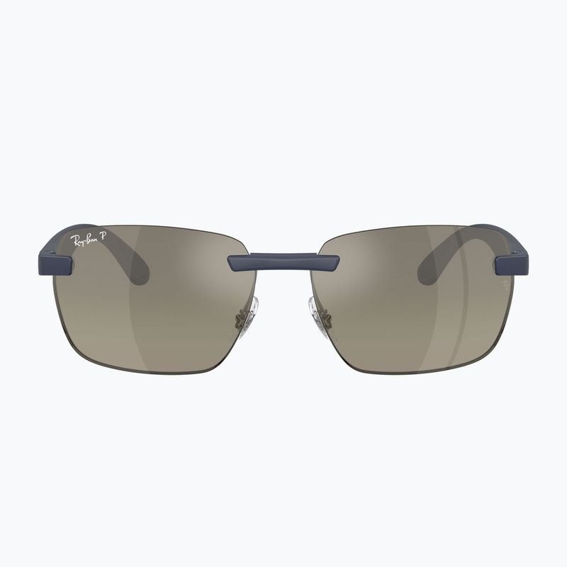 Окуляри сонцезахисні Ray-Ban RB4470 Polarized+ Lenses sand dark blue/grey gradient chromance 2