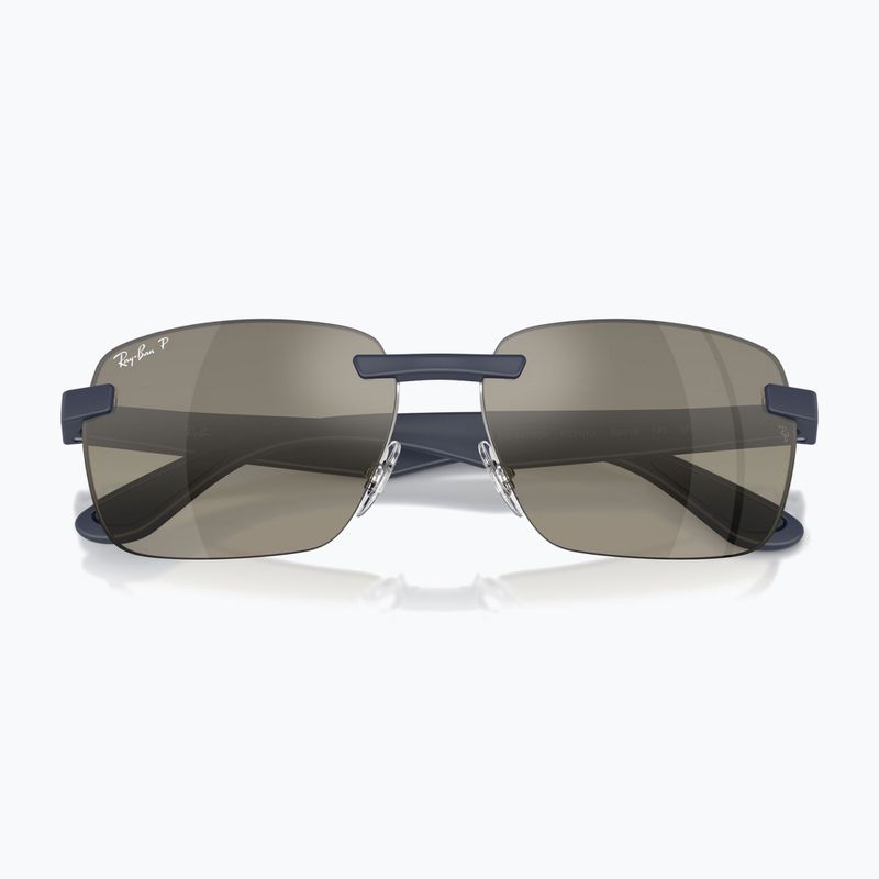 Окуляри сонцезахисні Ray-Ban RB4470 Polarized+ Lenses sand dark blue/grey gradient chromance 3