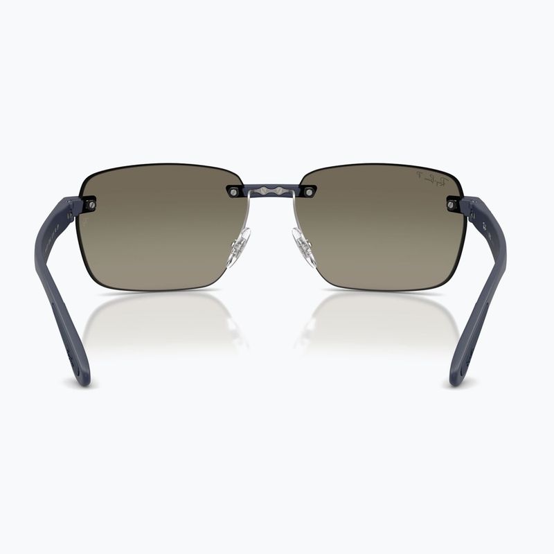 Окуляри сонцезахисні Ray-Ban RB4470 Polarized+ Lenses sand dark blue/grey gradient chromance 5