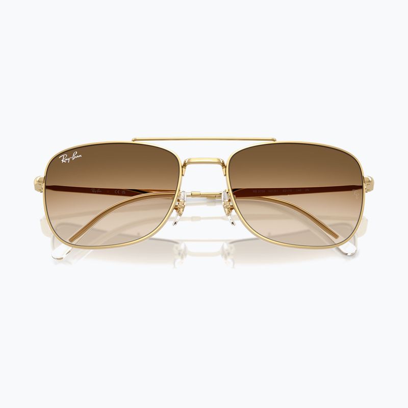 Сонцезахисні окуляри Ray-Ban Bain Bridge arista gold/brown gradient 3