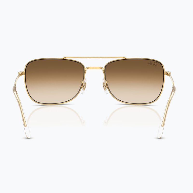 Сонцезахисні окуляри Ray-Ban Bain Bridge arista gold/brown gradient 5
