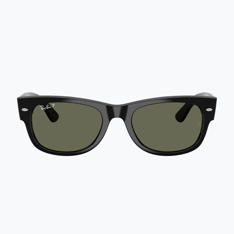 Окуляри сонцезахисні Ray-Ban Mega Wayfarer II black/green 2