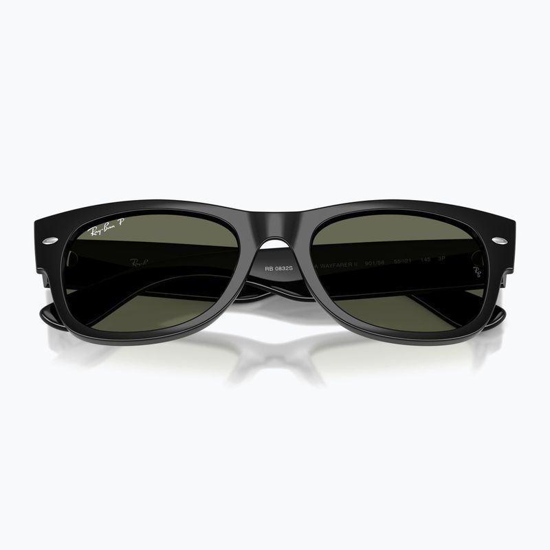 Окуляри сонцезахисні Ray-Ban Mega Wayfarer II black/green 3