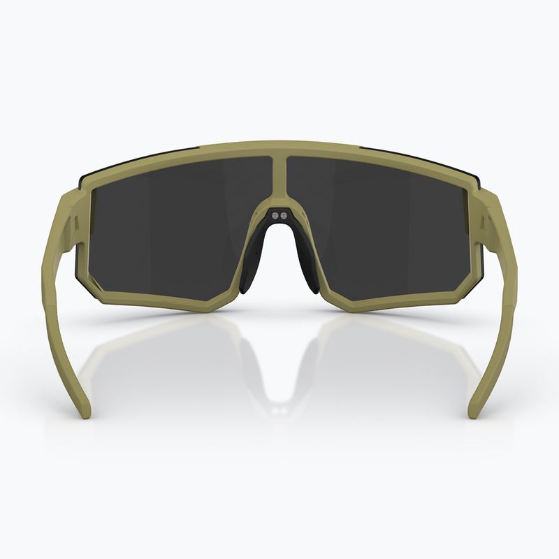 Окуляри сонцезахисні Bliz P005 matte amber green/smoke silver mirror 4