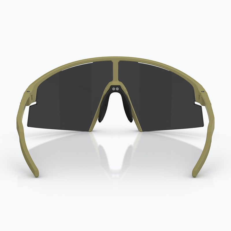 Окуляри сонцезахисні Bliz P006 matte amber green/smoke silver mirror 4
