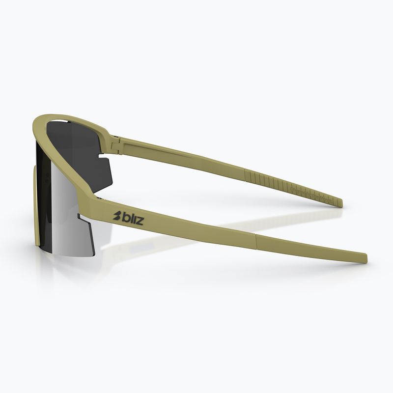 Окуляри сонцезахисні Bliz P006 matte amber green/smoke silver mirror 5