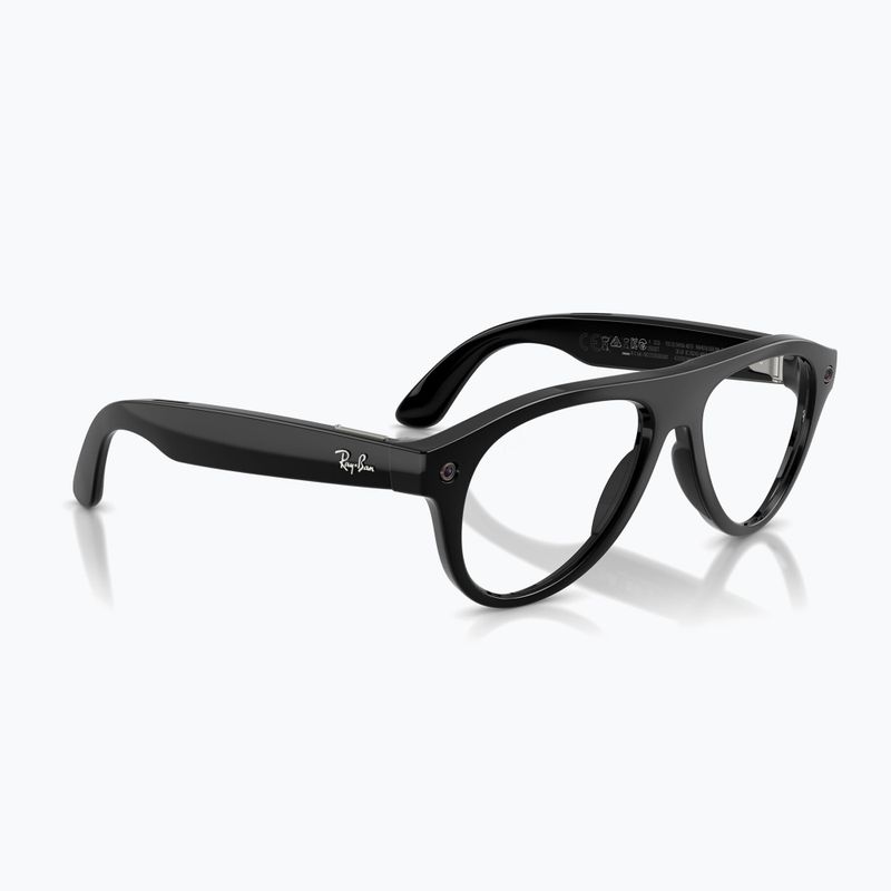 Окуляри з камерою Ray-Ban Meta Aviator shiny black/trs g. green 4