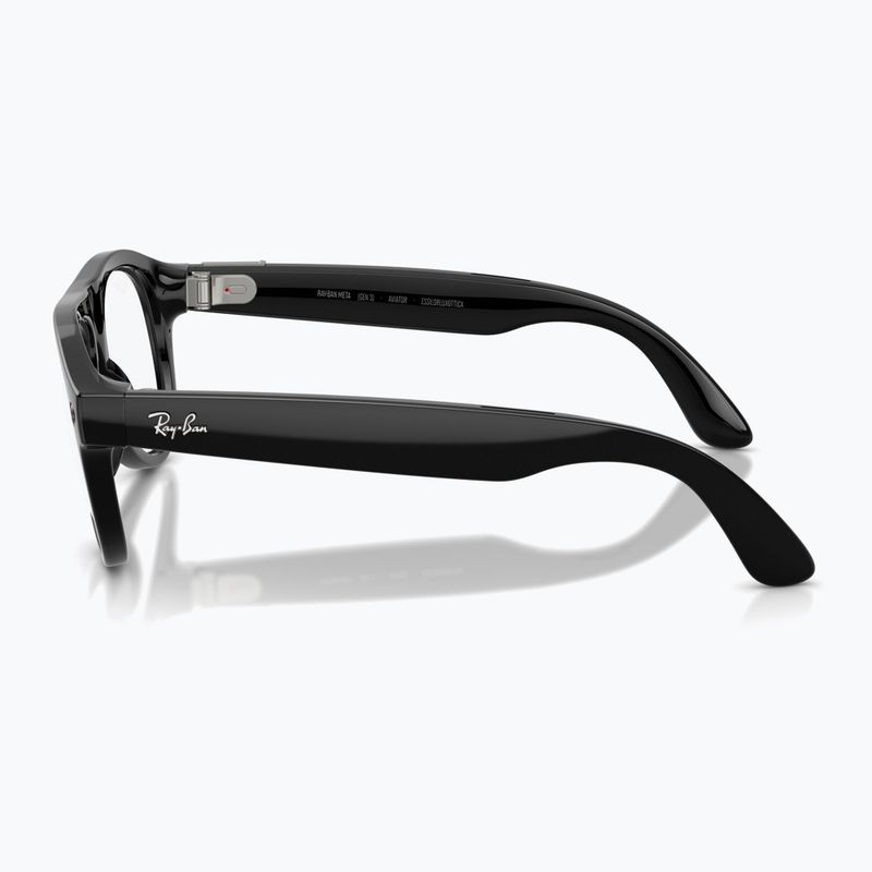 Окуляри з камерою Ray-Ban Meta Aviator shiny black/trs g. green 5