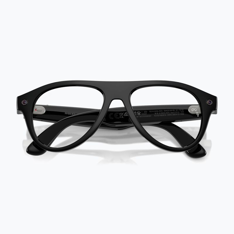 Окуляри з камерою Ray-Ban Meta Aviator shiny black/trs g. green 6