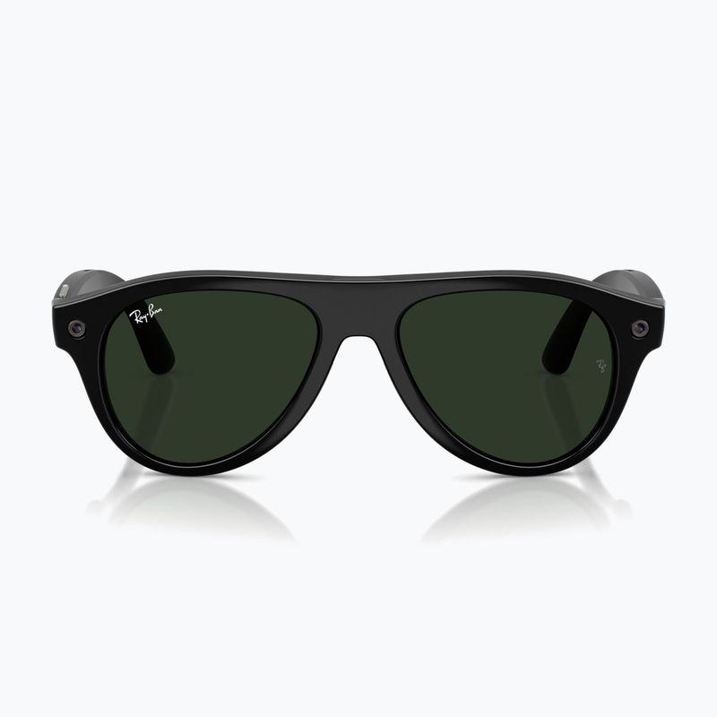 Окуляри з камерою Ray-Ban Meta Aviator shiny black/trs g. green 7