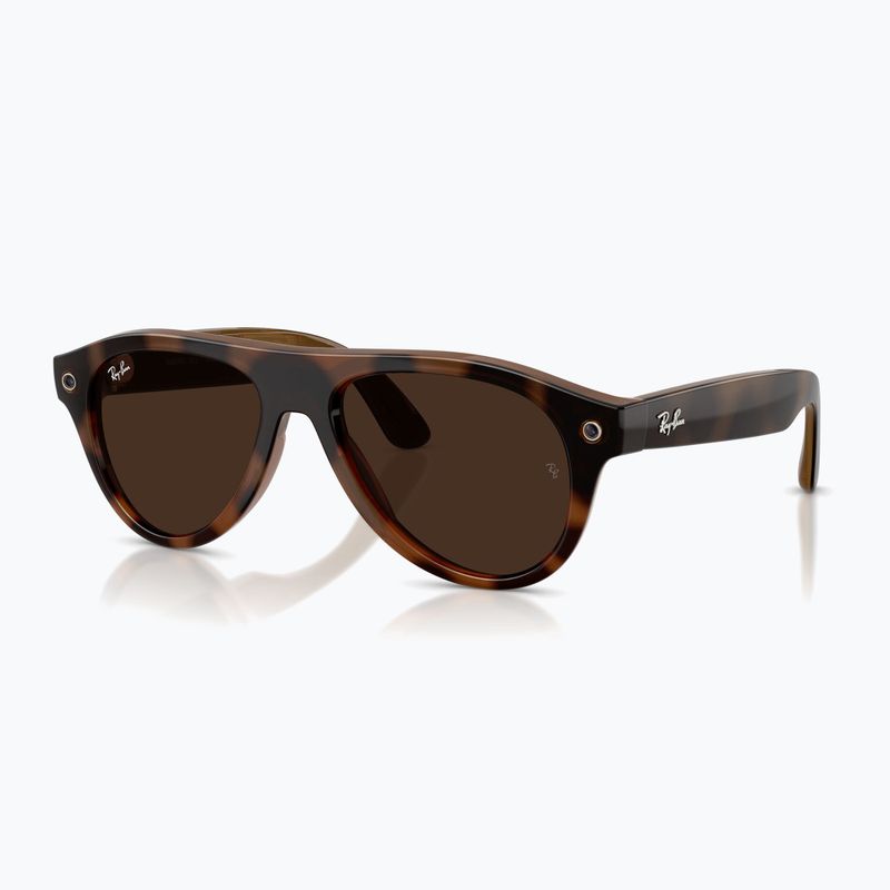 Окуляри з камерою Ray-Ban Meta Aviator havana/trs brown 8