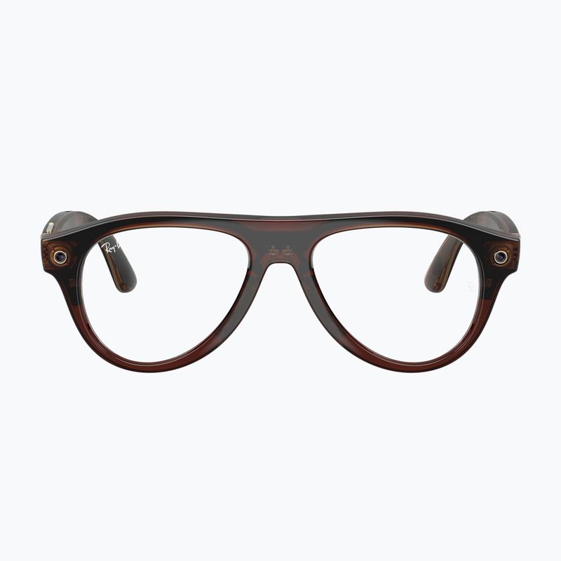 Окуляри з камерою Ray-Ban Meta Aviator transp. umber/trs jade 2