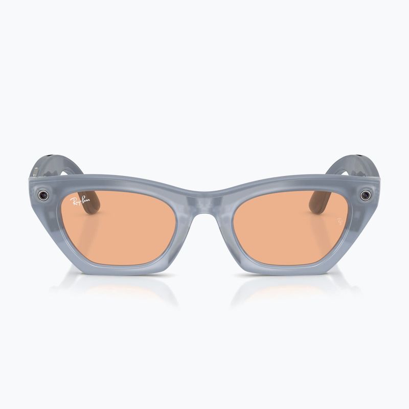 Окуляри з камерою Ray-Ban Meta Zena milky grey lilac/trs copper 8