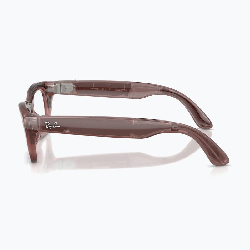 Окуляри з камерою Ray-Ban Meta Zena milky pink blush/trs grey 6