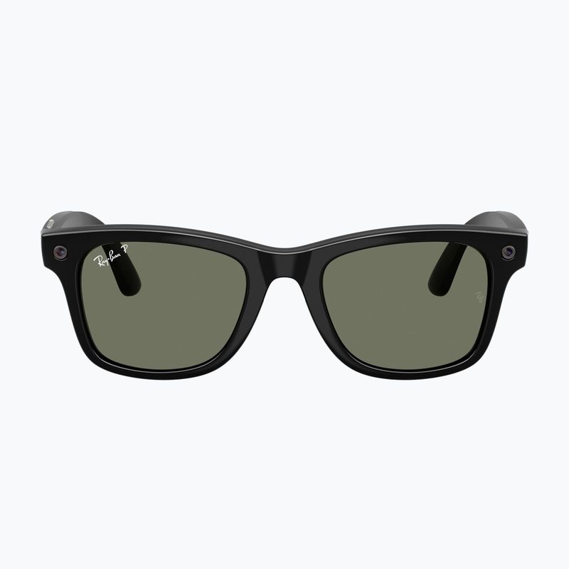 Окуляри з камерою Ray-Ban Meta Wayfarer shiny black/g15 green polar 2