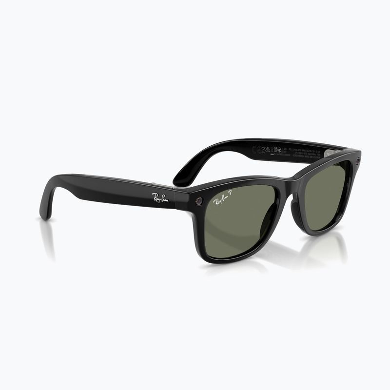 Окуляри з камерою Ray-Ban Meta Wayfarer shiny black/g15 green polar 4