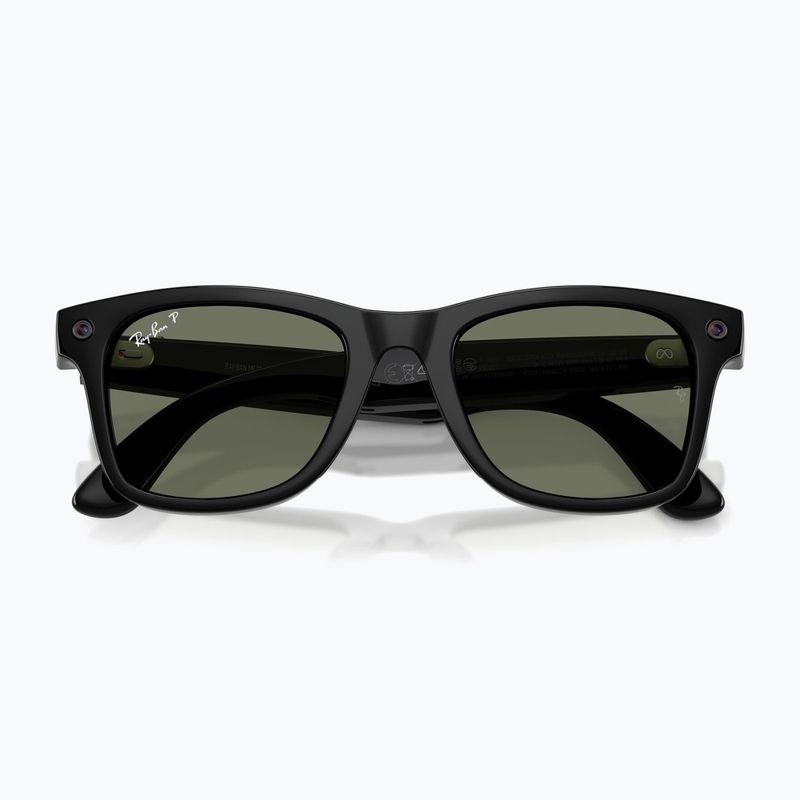 Окуляри з камерою Ray-Ban Meta Wayfarer shiny black/g15 green polar 6