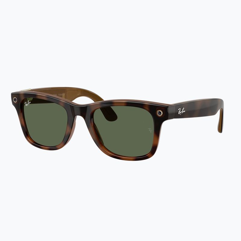 Окуляри з камерою Ray-Ban Meta Wayfarer havana/g15 green