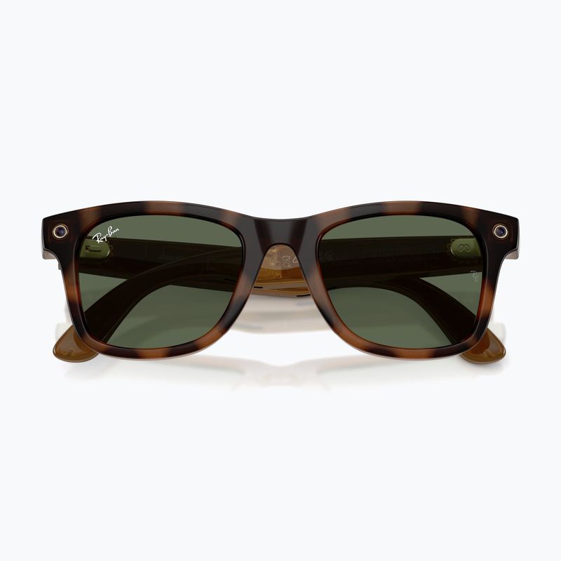 Окуляри з камерою Ray-Ban Meta Wayfarer havana/g15 green 6