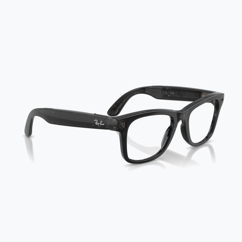 Окуляри з камерою Ray-Ban Meta Wayfarer transp. black/trs aquamarine 4