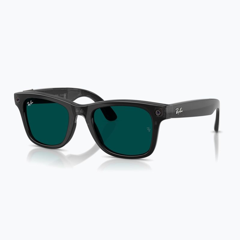 Окуляри з камерою Ray-Ban Meta Wayfarer transp. black/trs aquamarine 7